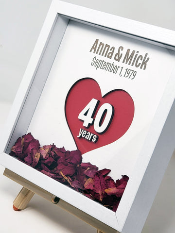 Anniversary Shadow Box